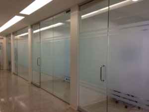 Frost Window film gives contemporary look to offices in Dallas TX!