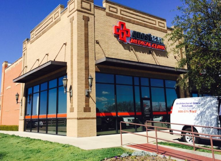 MCKINNEY, TX – Commercial 20% Solar Window Tint Installation at Quest Care