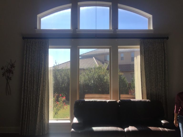 Home owner Mark P. in Frisco,Tx  installs HOA approved home window tinting to stop fading, reflect heat !