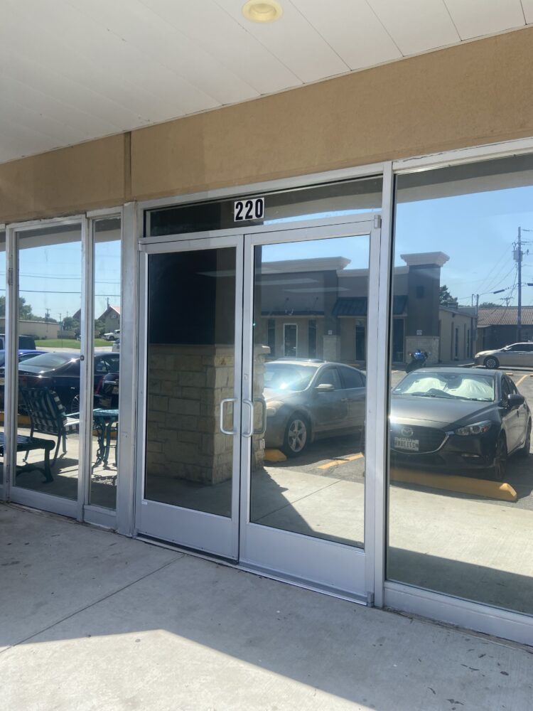 Office Showroom Solar Film Tinted Window Installation in Frisco, TX