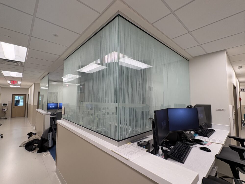 Vertical striped gradient film