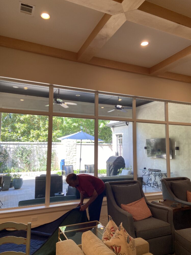 Virtually Clear Solar and UV Control Film – Dallas, TX